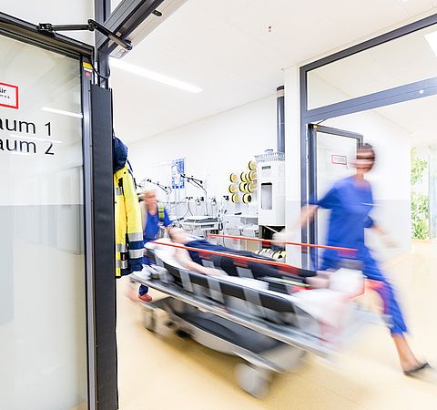 Notfalleinlieferung ins Krankenhaus