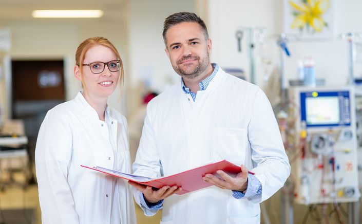 Bild von Kontaktnummer für ärztliche Kollegen und Zuweiser (Nephrologie)