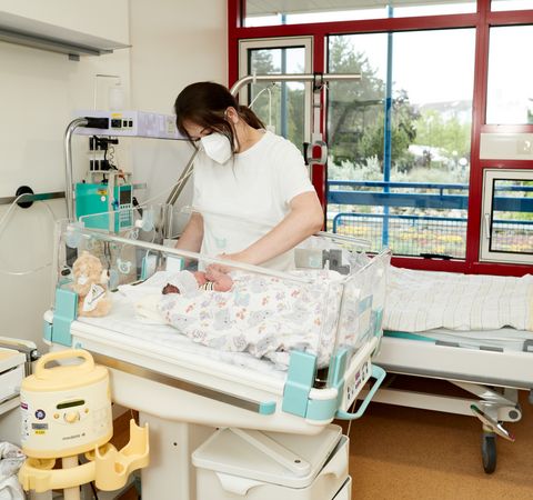 Nachsorgestation für Frühgeborene