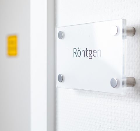 Röntgen-Schild